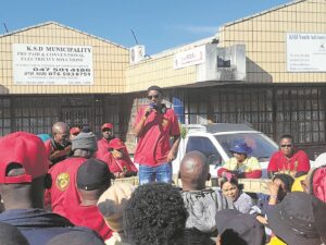 SAMWU march against unsafe, exploitative working conditions