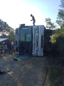 No fatalities reported after bus overturns in Libode