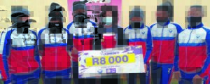 Soccer team donates money to NGO