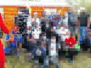Bikers’ club lends a helping hand to elderly woman