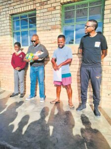 Foundation donates sports equipment to school
