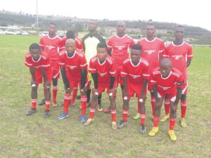 Trophy presentation to honour young players