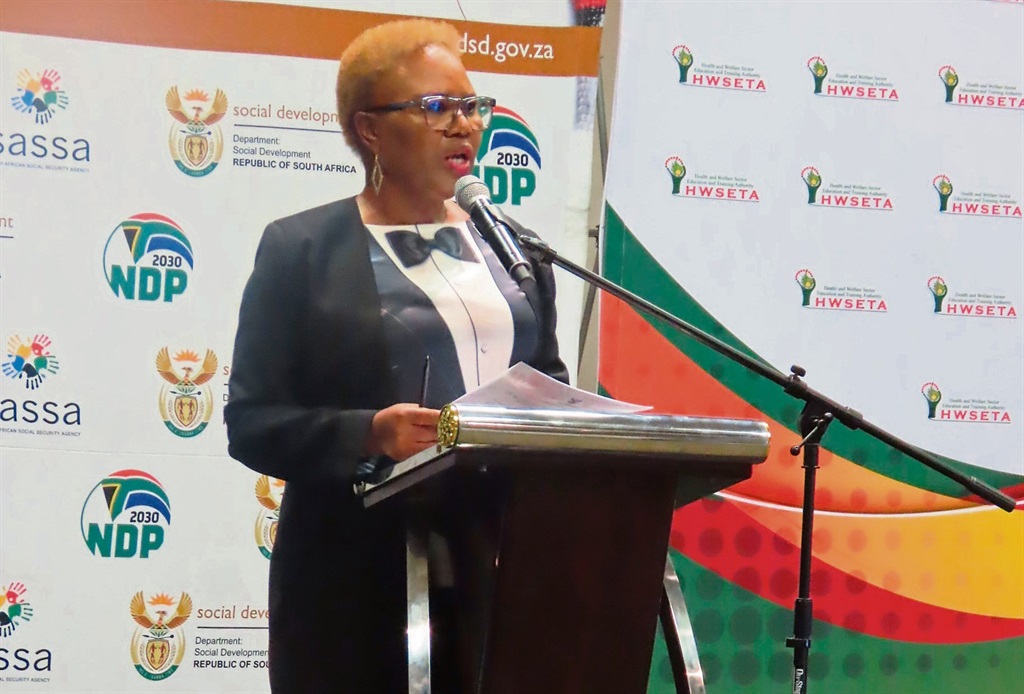 Minister of Social Development, Lindiwe Zulu, addr