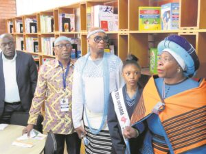 Teen secures her school a library gift for Mandela Day