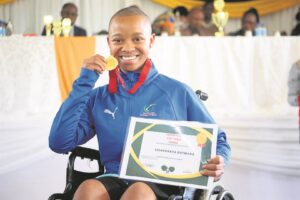 A rising star in para table tennis
