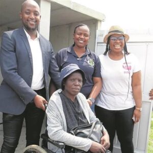 At least 500 local households receive toilets