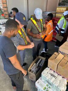 Twelve businesses closed, nine foreign nationals arrested