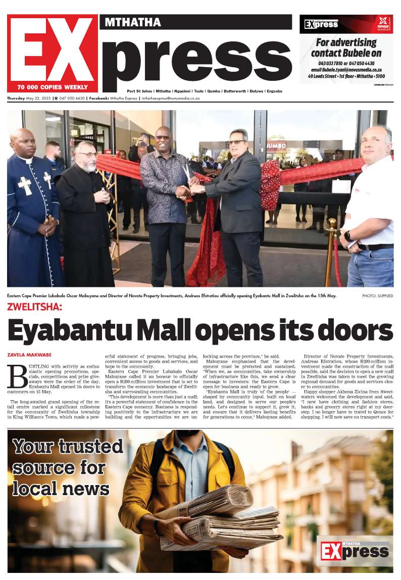 Mthatha Express South E-edition 22 May 2025