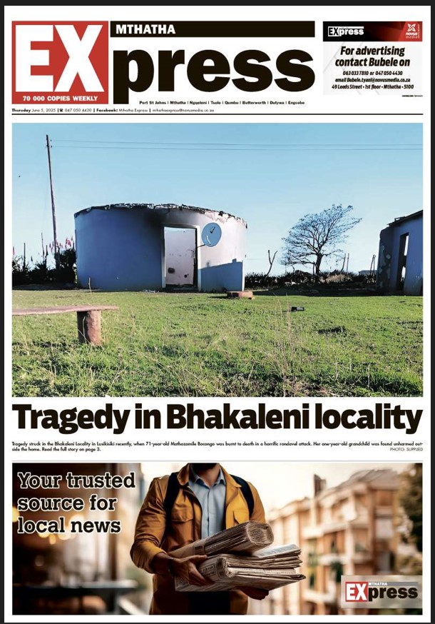 Mthatha Express South E-edition 5 June 2025