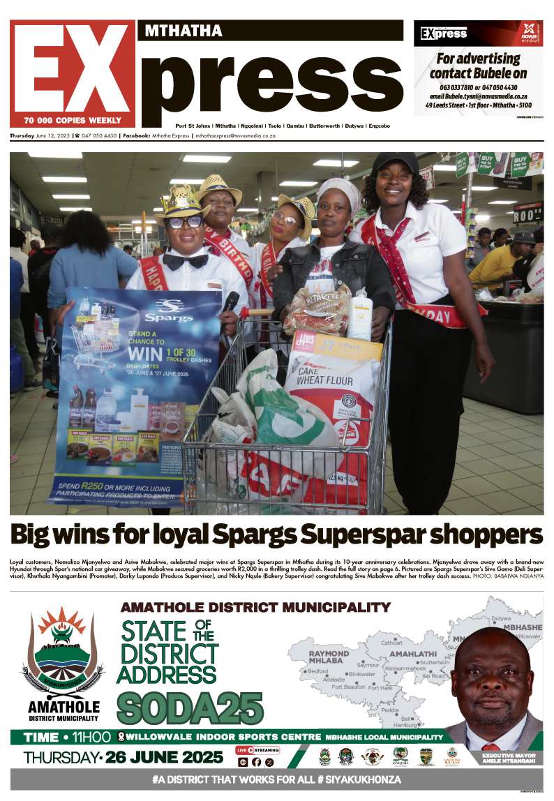 Mthatha Express South E-edition 12 June 2025