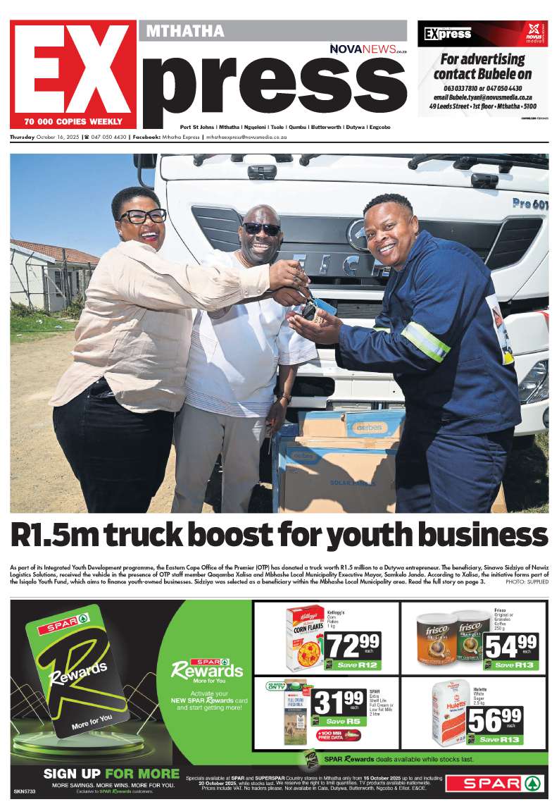 Mthatha Express North E-edition 16 October 2025