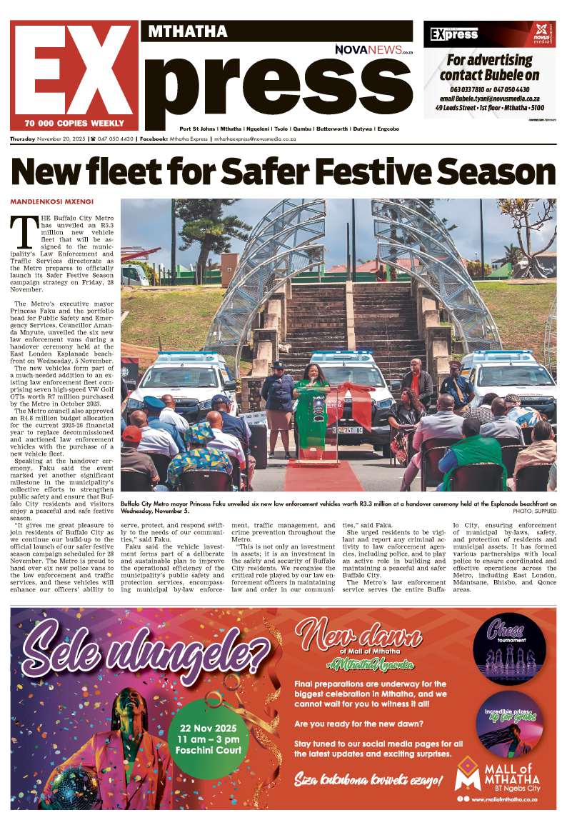Mthatha Express South E-edition 20 November 2025