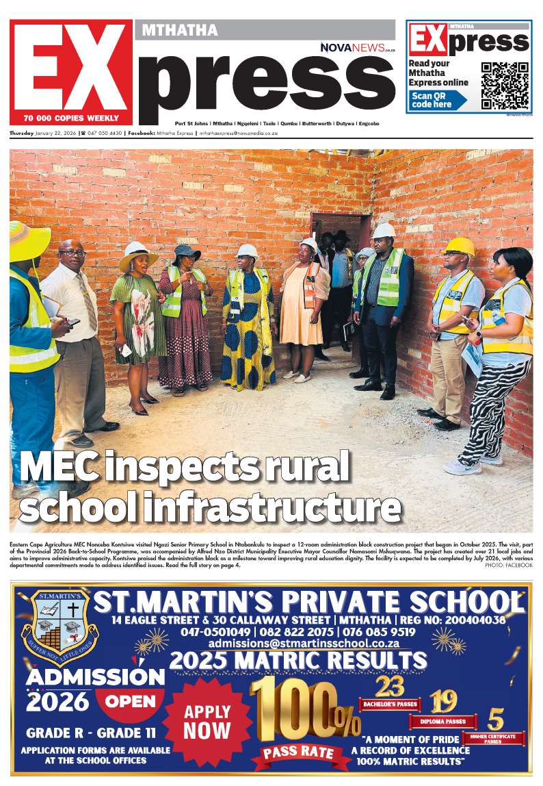 Mthatha Express North – E-Edition – 22 January 2026