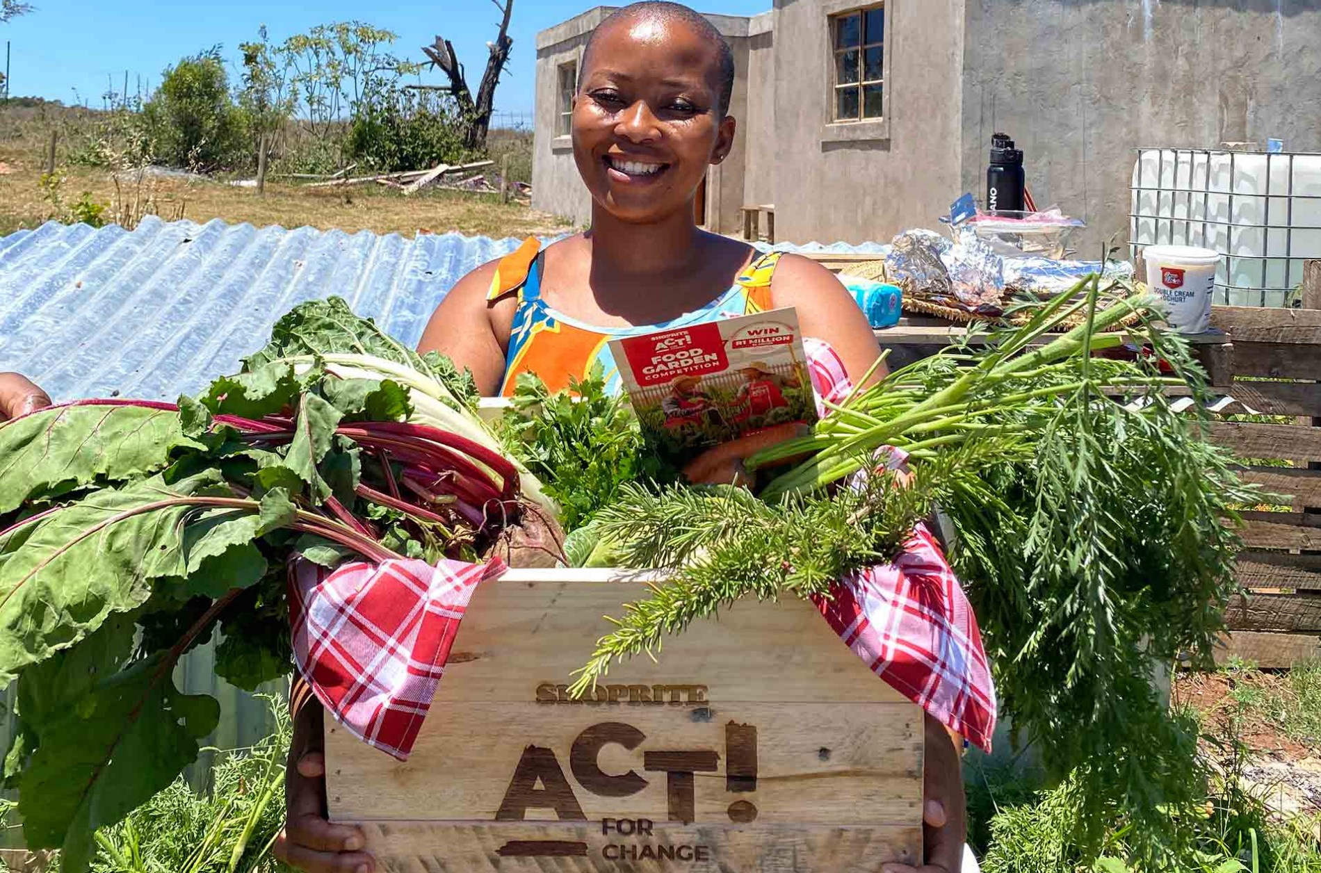 Onezwa Mbola shares festive, farm-to-table joy with Eastern Cape food garden