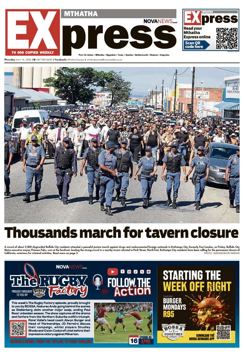 Mthatha Express South – E-Edition – 16 April 2026