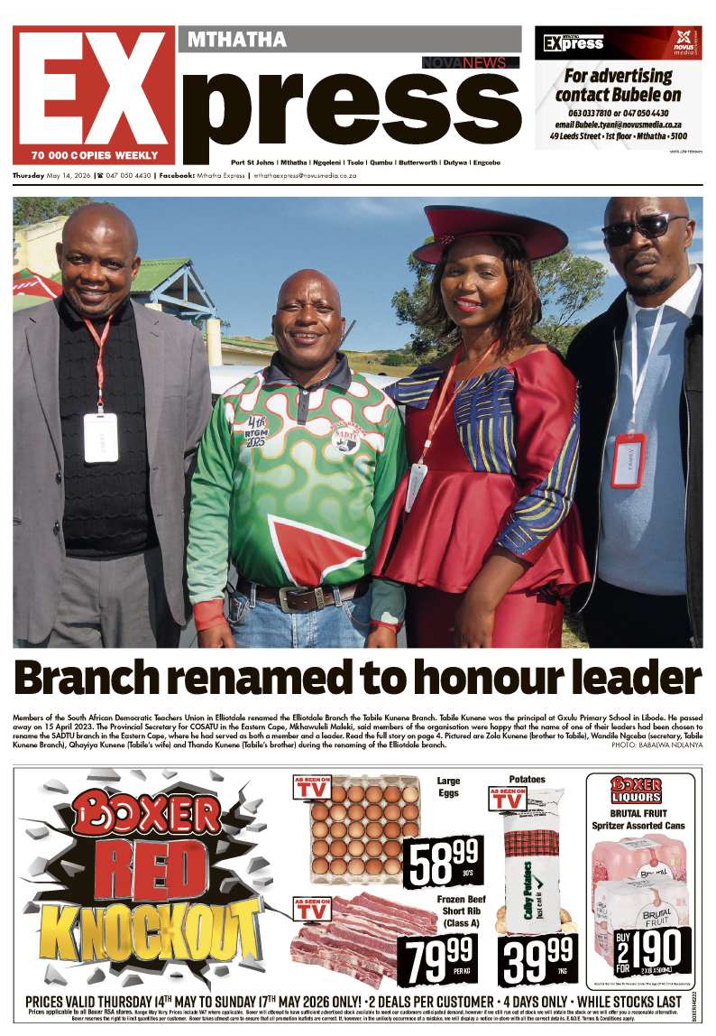 Mthatha Express North – E-Edition – 14 May 2026