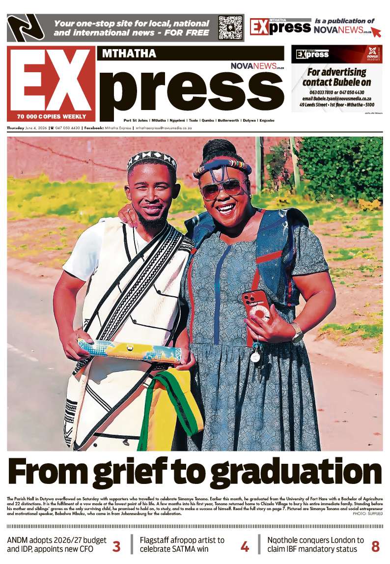 Mthatha Express South – E-Edition – 4 June 2026