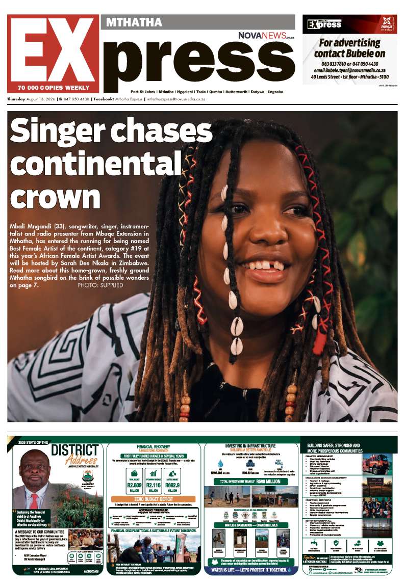 Mthatha Express North – E-Edition – 13 August 2026