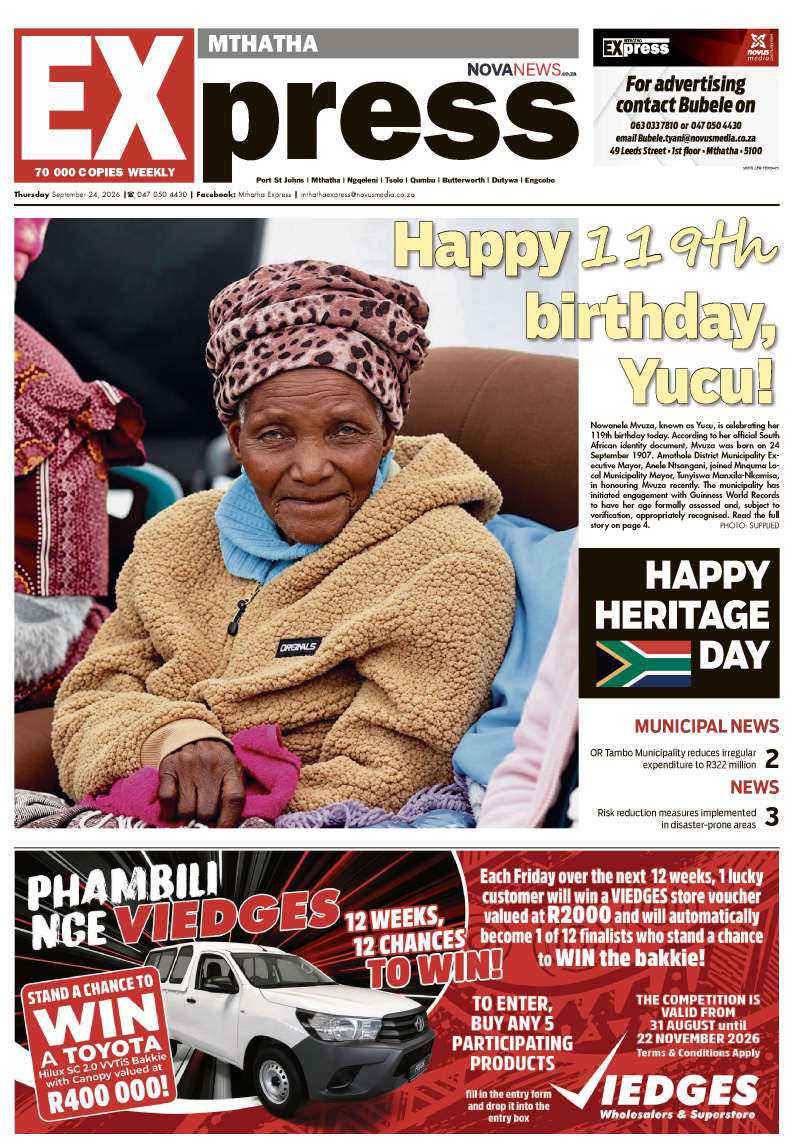 Mthatha Express North – E-Edition – 24 September 2026