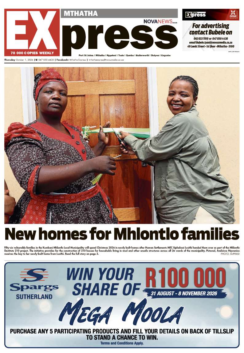 Mthatha Express South – E-Edition – 1 October 2026