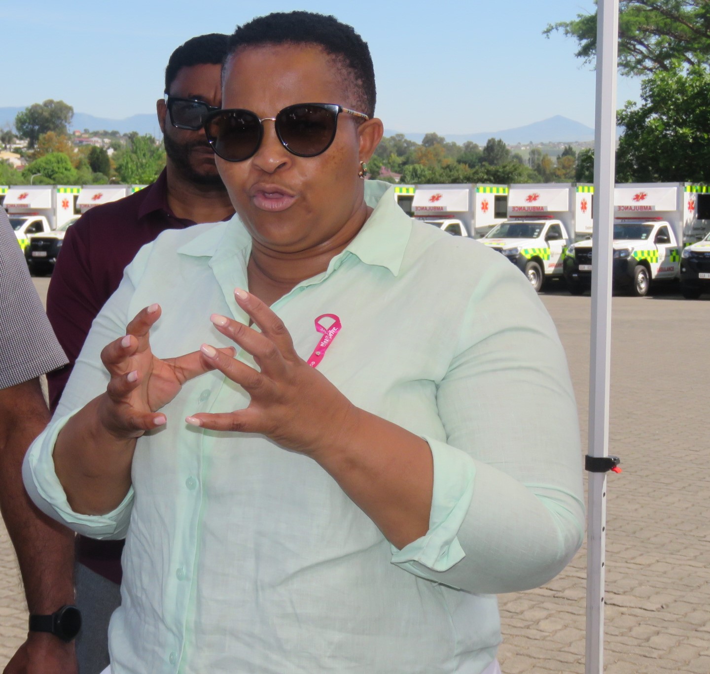 MEC for Department of Health Ntandokazi Capa.