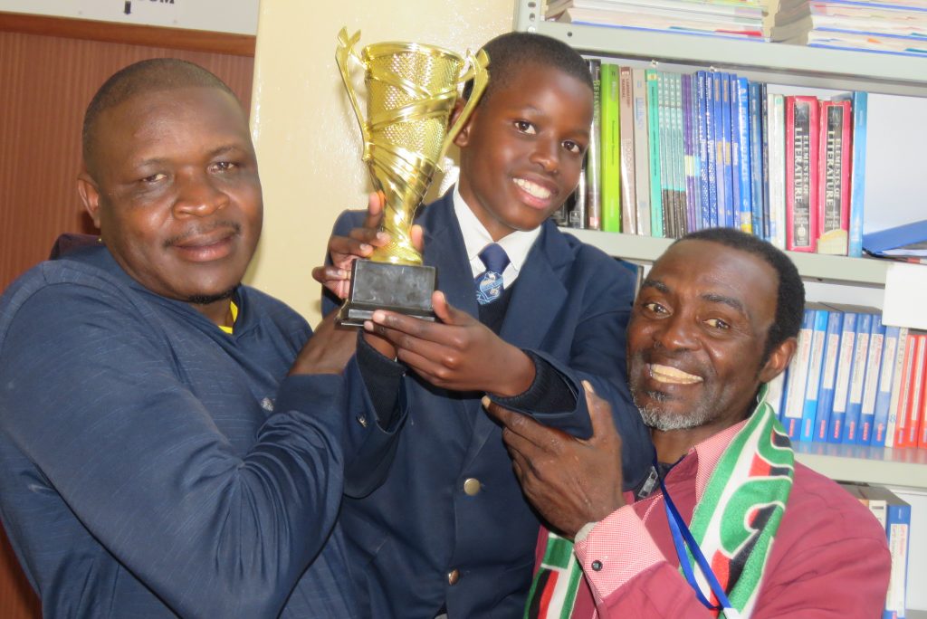 Fedelis Dube, Paul Mkhefelele and Frank Soglo.