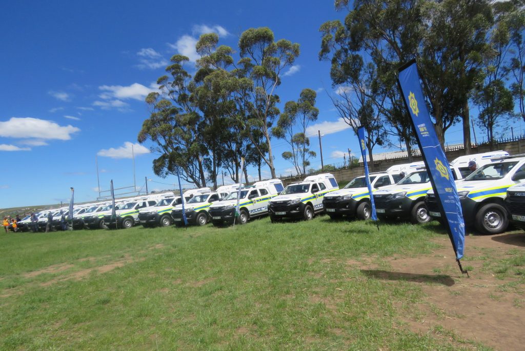 Transport and Community Safety handed over vehicles preparing for Festive Season.