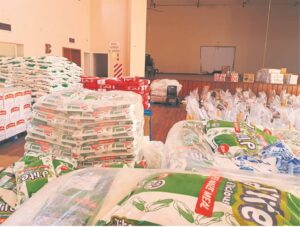 Donations help communities