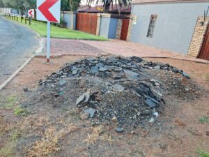 Inwoners boos oor ‘morsige’ herstelwerk