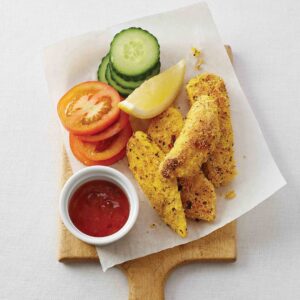 Crispy chicken strips that are sure to be a hit