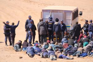 Hundreds of illegal miners arrested on NC coastline