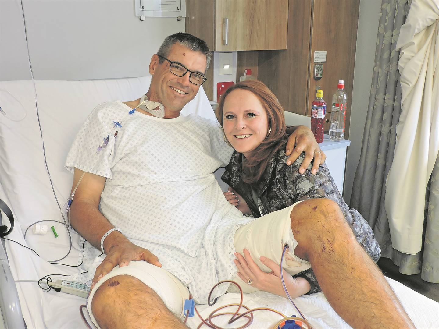 Buffel karnuffel jagter tot in die hospitaal