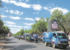 Kimberley keelvol vir droë krane