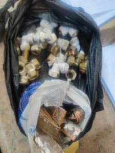 Suspects arrested for possession of controlled metal