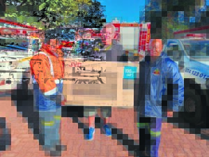 Skenking wys waardering aan brandweer