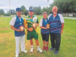Masters battle it out as top lawn bowlers