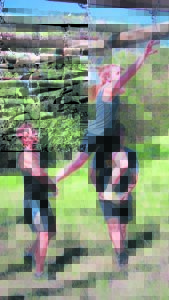 Avontuur wag op hindernisbaan