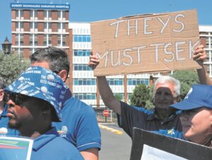 ‘Stop stealing from the sick’