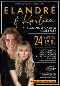 Wen kaartjies; beleef vir Elandré en Karlien