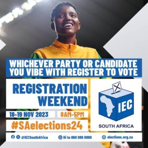 Benut registrasienaweek; maak seker jy kan stem in 2024