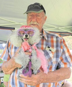 Sterte swaai op lentemark