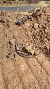 Kabeldiefstal vier hoogty