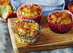 Proe ‘n pikante pizza-muffin