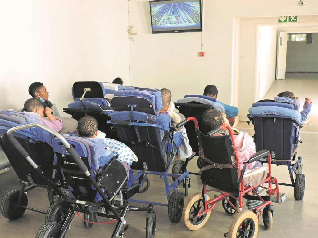 children in wheelcharis