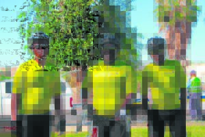 Cyclists put children first