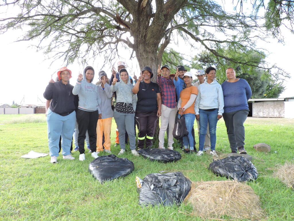 General workers of the EPWP in the Sol Plaatje Municipality in Kimberley, Northern Cape.