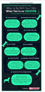 What to do with pets while on vacation