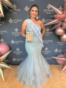 Crown worn across pond