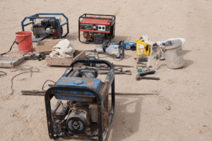 Skokkende onwettige mynbedrywighede oopgevlek