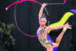 Earning bronze at African Gymnastics Championships